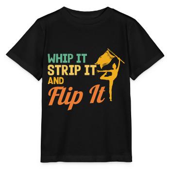 Whip it, take it off and throw it Flagguard G - Stanley/Stella MINI CREATOR Kids’ T-Shirt - black - Front - Mikhail (115cm)