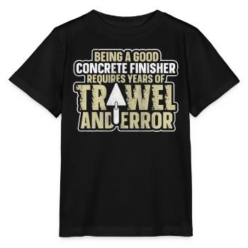 Années de truelle et d’erreur Betonbauer - T-shirt bio MINI CREATOR Stanley/Stella Enfant - noir - Devant - Mikhail (115cm)