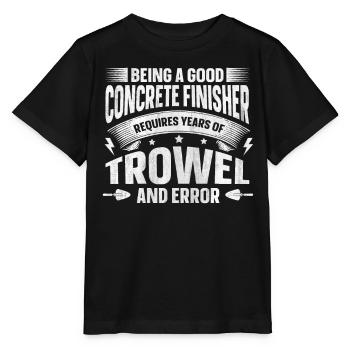 Années de truelle et d’erreur Betonbauer - T-shirt bio MINI CREATOR Stanley/Stella Enfant - noir - Devant - Mikhail (115cm)