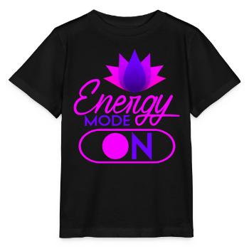Chakra Guérison Holistique Mains Guérisseur Énergétique Reiki - T-shirt bio MINI CREATOR Stanley/Stella Enfant - noir - Devant - Mikhail (115cm)