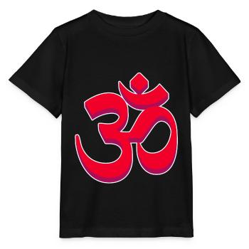 Hindouisme Symbole sacré Cadeau noir - T-shirt bio MINI CREATOR Stanley/Stella Enfant - noir - Devant - Mikhail (115cm)