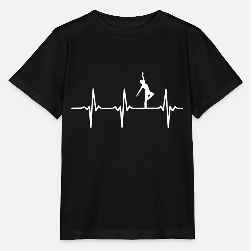 Tanz Herzschlag Tänzer Cooles Geschenk - Stanley/Stella Kinder T-Shirt MINI CREATOR  - Schwarz