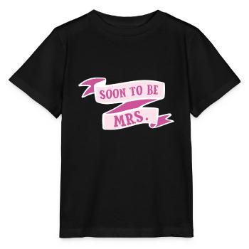 Mariée bientôt je suis épouse groupe de mariage Cooles - T-shirt bio MINI CREATOR Stanley/Stella Enfant - noir - Devant - Mikhail (115cm)