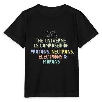 Univers - T-shirt bio MINI CREATOR Stanley/Stella Enfant - noir - Devant - Mikhail (115cm)