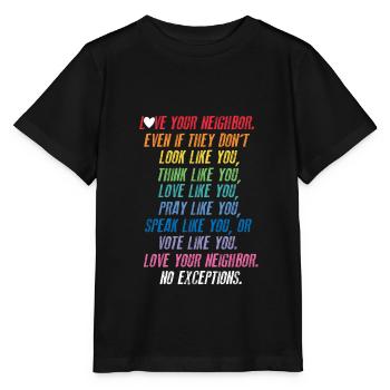 Toleranz - Stanley/Stella Kinder T-Shirt MINI CREATOR  - Schwarz - Vorne - Mikhail (115cm)