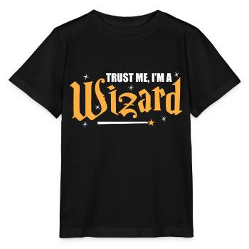 Magiciens - T-shirt bio MINI CREATOR Stanley/Stella Enfant - noir - Devant - Mikhail (115cm)