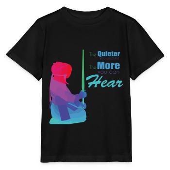 Kendo - Stanley/Stella Kinder T-Shirt MINI CREATOR  - Schwarz - Vorne - Mikhail (115cm)