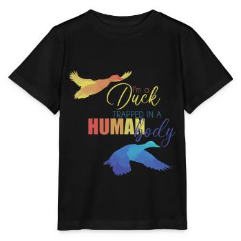 Canard - T-shirt bio MINI CREATOR Stanley/Stella Enfant - noir - Devant - Mikhail (115cm)