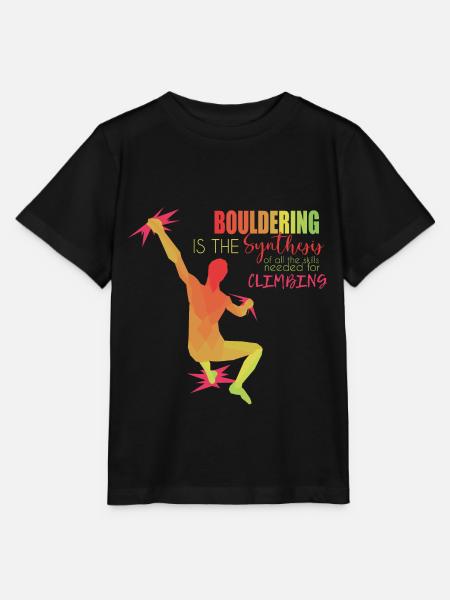 Bouldern - Stanley/Stella Kinder T-Shirt MINI CREATOR - Schwarz