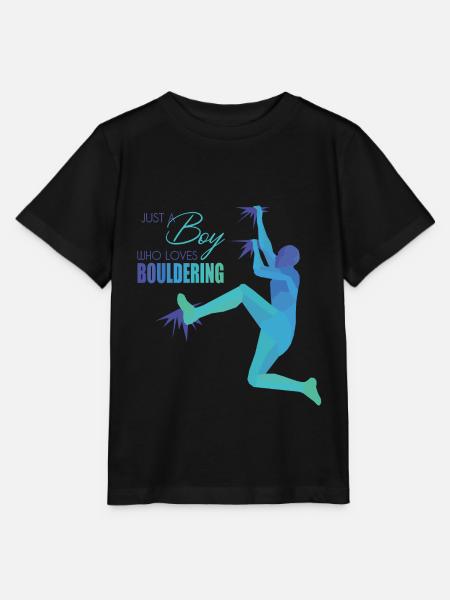 Bouldern - Stanley/Stella Kinder T-Shirt MINI CREATOR - Schwarz