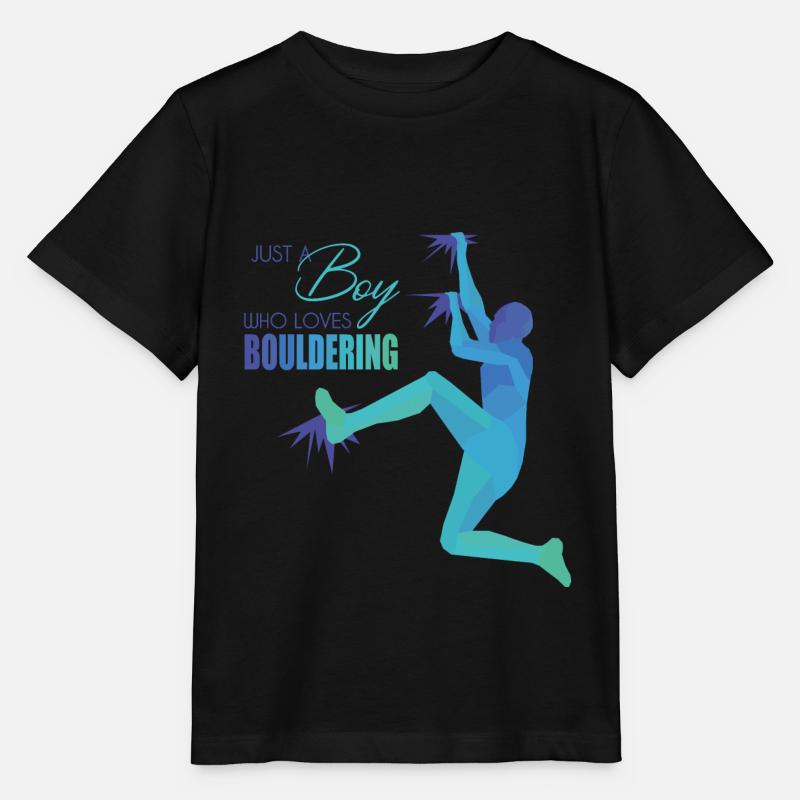 Bouldern - Stanley/Stella Kinder T-Shirt MINI CREATOR  - Schwarz