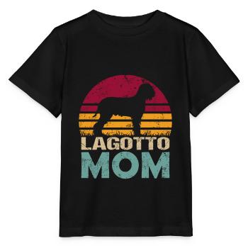 Lagotto Romagnolo Mama - Stanley/Stella MINI CREATOR Kids’ T-Shirt - black - Front - Mikhail (115cm)