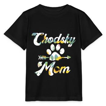 Chodsky Pes Böhmischer Schäferhund Mama - Stanley/Stella Kinder T-Shirt MINI CREATOR  - Schwarz - Vorne - Mikhail (115cm)