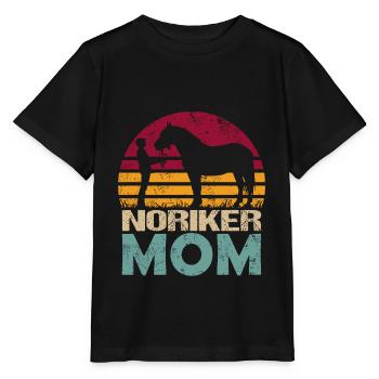 Noriker Cheval Mama - T-shirt bio MINI CREATOR Stanley/Stella Enfant - noir - Devant - Mikhail (115cm)