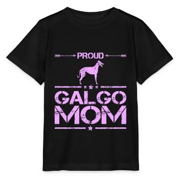 Galgo Espanol Hund Windhund Mama Pink - Stanley/Stella Kinder T-Shirt MINI CREATOR  - Schwarz - Vorne - Mikhail (115cm)
