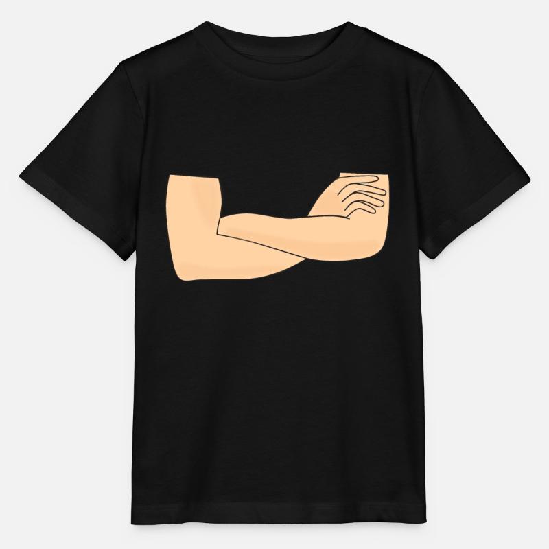Crossed arms - Stanley/Stella MINI CREATOR Kids’ T-Shirt - black