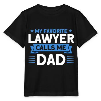Law Lawyer Law Student Faculty of Law - Stanley/Stella MINI CREATOR Kids’ T-Shirt - black - Front - Mikhail (115cm)