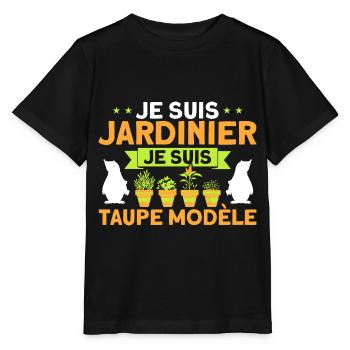 Schrebergarten Gartenarbeit Garten Geschenk - Stanley/Stella Kinder T-Shirt MINI CREATOR  - Schwarz - Vorne - Mikhail (115cm)