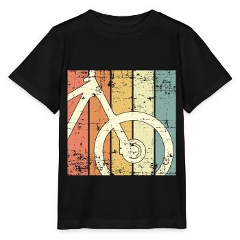 bicycle - Stanley/Stella MINI CREATOR Kids’ T-Shirt - black - Front - Mikhail (115cm)