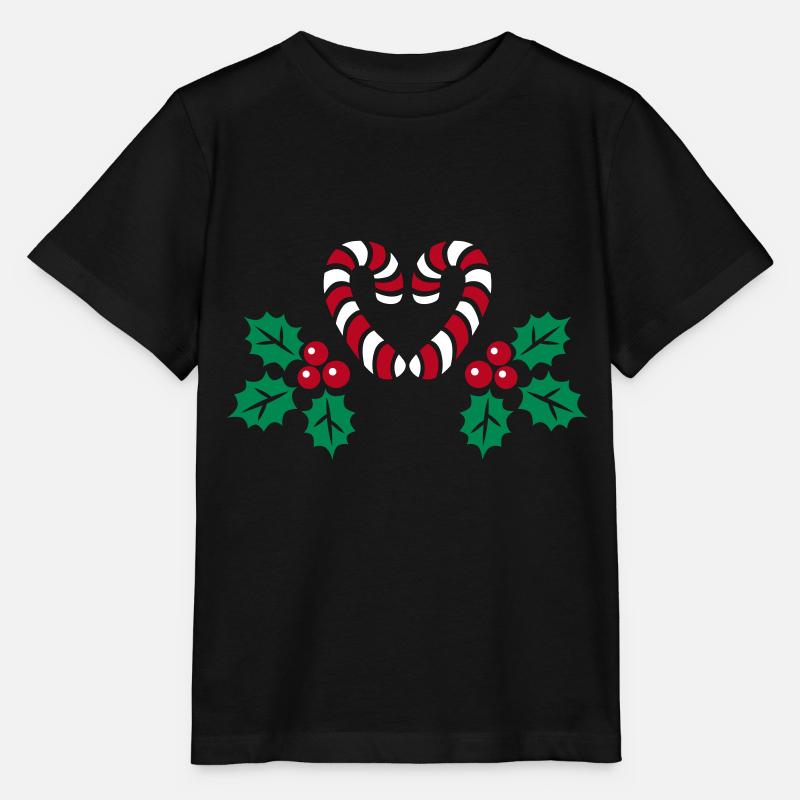 Candy Cane - T-shirt bio MINI CREATOR Stanley/Stella Enfant - noir