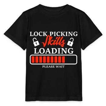 Locks crack Locksmith Lock cracking - Stanley/Stella MINI CREATOR Kids’ T-Shirt - black - Front - Mikhail (115cm)
