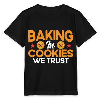 Weihnachtsbäckerei Lebkuchen Lebkuchen backen Gesc - Stanley/Stella Kinder T-Shirt MINI CREATOR  - Schwarz - Vorne - Mikhail (115cm)