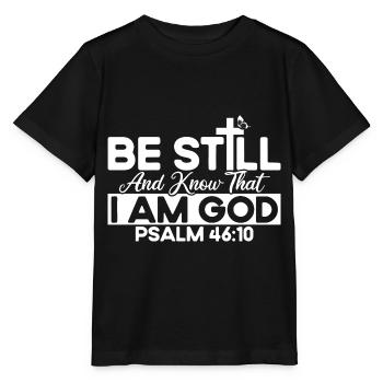 Inspirierend Christlich Religiös Geschenk - Stanley/Stella Kinder T-Shirt MINI CREATOR  - Schwarz - Vorne - Mikhail (115cm)