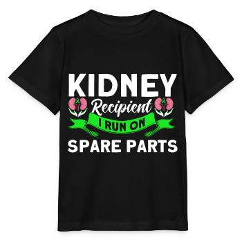 Donneur d’organes Transplantations d’organes Receveurs d’organes - T-shirt bio MINI CREATOR Stanley/Stella Enfant - noir - Devant - Mikhail (115cm)