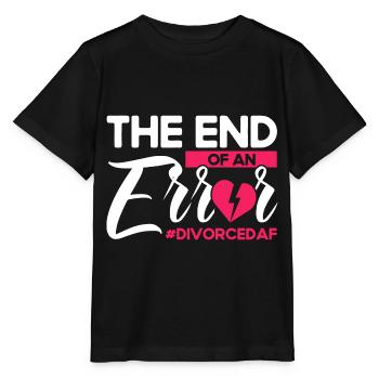 Auflösung der Ehe Geschieden Ex Partner Geschenk - Stanley/Stella Kinder T-Shirt MINI CREATOR  - Schwarz - Vorne - Mikhail (115cm)