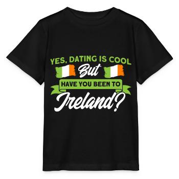 Drapeau irlandais Irlande Cadeau aux racines irlandaises - T-shirt bio MINI CREATOR Stanley/Stella Enfant - noir - Devant - Mikhail (115cm)
