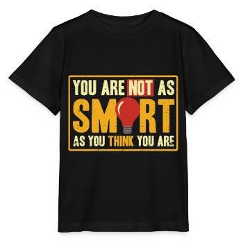 Irony Black Humor Sarcastic Gift - Stanley/Stella MINI CREATOR Kids’ T-Shirt - black - Front - Mikhail (115cm)