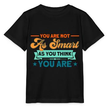 Irony Black Humor Sarcastic Gift - Stanley/Stella MINI CREATOR Kids’ T-Shirt - black - Front - Mikhail (115cm)
