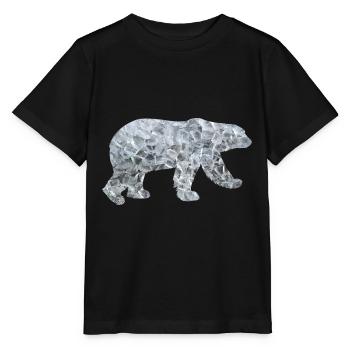 Ours polaire ours polaire polaire ours polaire Arctique Arctique - T-shirt bio MINI CREATOR Stanley/Stella Enfant - noir - Devant - Mikhail (115cm)
