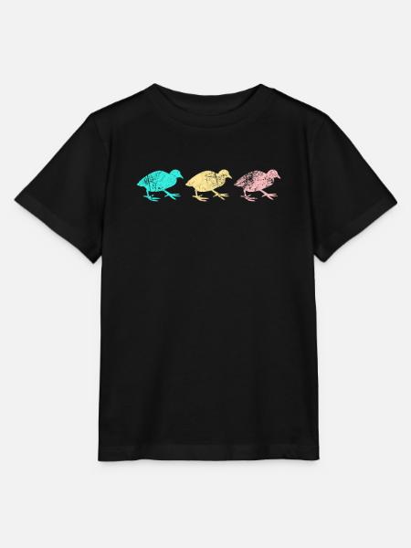 Süße Zwergwachtel Erdwachtel Wachtel Geschenk - Stanley/Stella Kinder T-Shirt MINI CREATOR  - Schwarz