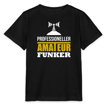 Lustiges Amateurfunk Funker Hobbyfunker Geschenk - Stanley/Stella Kinder T-Shirt MINI CREATOR  - Schwarz - Vorne - Mikhail (115cm)