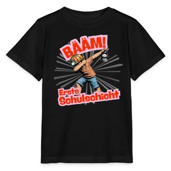 Erste Klasse Schulkind Einschulung Ruhrpott - Stanley/Stella Kinder T-Shirt MINI CREATOR  - Schwarz - Vorne - Mikhail (115cm)