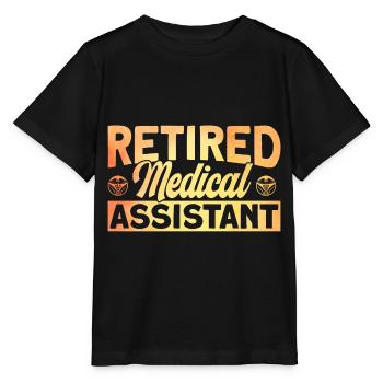 Medizinische Schule Assistentin im Gesundheitswese - Stanley/Stella Kinder T-Shirt MINI CREATOR  - Schwarz - Vorne - Mikhail (115cm)