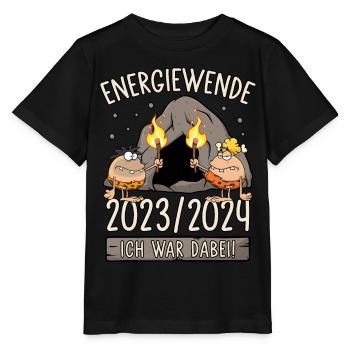 Energiewende 2023/2024 - Ich war dabei - Stanley/Stella Kinder T-Shirt MINI CREATOR  - Schwarz - Vorne - Mikhail (115cm)