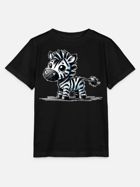 Zebra - Stanley/Stella Kinder T-Shirt MINI CREATOR - Schwarz
