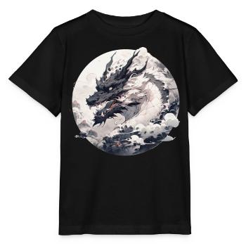 Mecha Tier Tiger Wolf Fuchs Pferd Cyborg - Stanley/Stella Kinder T-Shirt MINI CREATOR  - Schwarz - Vorne - Mikhail (115cm)