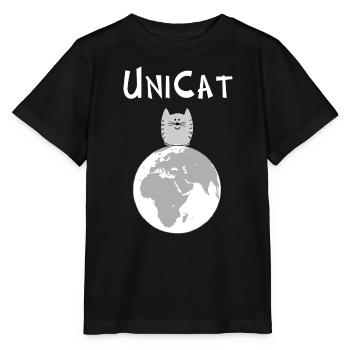Unikat: du bist einzigartig, ganz besonders - Stanley/Stella Kinder T-Shirt MINI CREATOR  - Schwarz - Vorne - Mikhail (115cm)