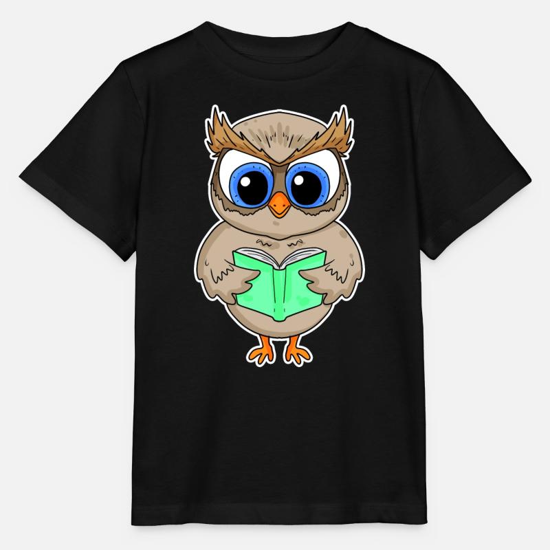 Lesen Buch Bücher Leser Geschenk - Stanley/Stella Kinder T-Shirt MINI CREATOR - Schwarz