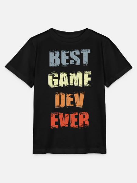 Motivation Spieleentwicklung - Stanley/Stella Kinder T-Shirt MINI CREATOR - Schwarz