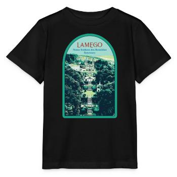 Lamego, Sanctuaire Notre-Dame-des-Remèdes - T-shirt bio MINI CREATOR Stanley/Stella Enfant - noir - Devant - Mikhail (115cm)