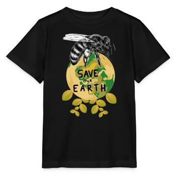 Das Brummen der Erde - Stanley/Stella Kinder T-Shirt MINI CREATOR  - Schwarz - Vorne - Mikhail (115cm)