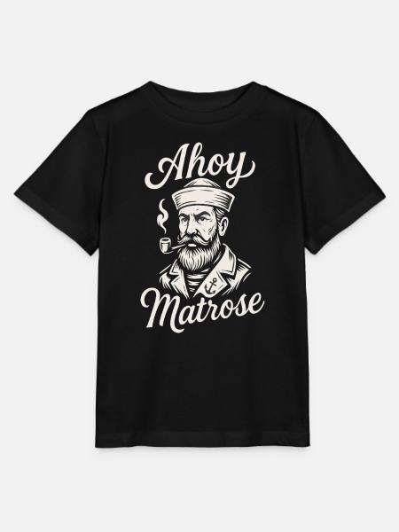 Ahoy Matrose Retro Nautik - Stanley/Stella Kinder T-Shirt MINI CREATOR  - Schwarz