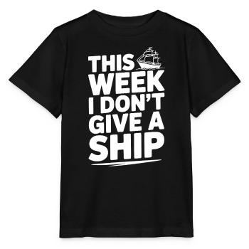 Cette semaine, je m’en fiche complètement - T-shirt bio MINI CREATOR Stanley/Stella Enfant - noir - Devant - Mikhail (115cm)