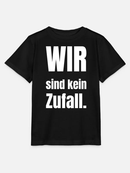 Wir sind kein Zufall - Stanley/Stella Kinder T-Shirt MINI CREATOR - Schwarz