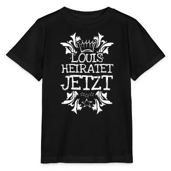 Cadeau pour Louis - T-shirt bio MINI CREATOR Stanley/Stella Enfant - noir - Devant - Mikhail (115cm)