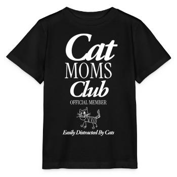 Cat Moms Club - Stanley/Stella MINI CREATOR Kids’ T-Shirt - black - Front - Mikhail (115cm)